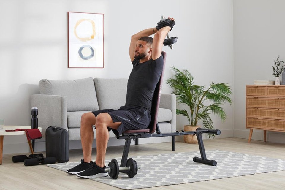 Decathlon Adjustable Foldable Weight Bench for Home.