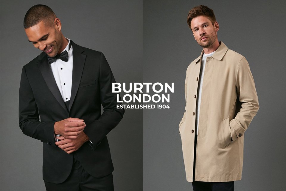 Master everyday style with Burton menswear. From tailored suits and sharp shirts to casual T-shirts, knitwear, and trusted outerwear, our collections ensure you’re ready for any occasion with versatile, stylish pieces you can rely on.