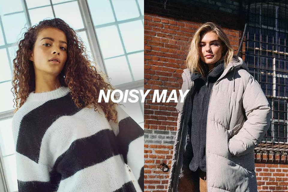 Noisy May is inclusive, authentic, and edgy. We deliver bold denim and fashion with ambition and attitude. We break the rules, designing for individuality and fit for all. From jeans to dresses, knitwear, and outerwear. Fashion for the Noisy Crew’s individual, playful style.