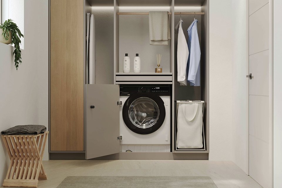 Haier BHA6S69M6DB9J 9KG 1600 Integrated Washing Machine.