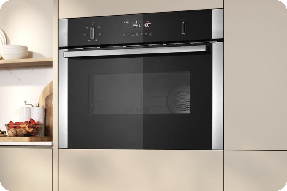 Neff C1AMG84N1B 900W Built In Microwave - Stainless Steel.