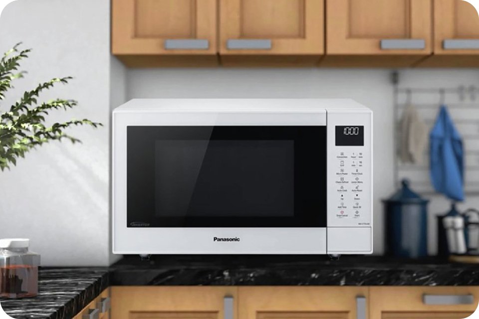 Panasonic 1000W Combination Microwave Oven 27L NN-CT55-White.