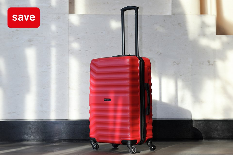 Save 30% on selected Luggage with code TRAVEL30. Includes backpack, suitcases and more.