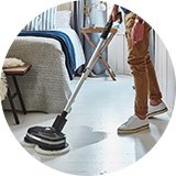 AirCraft PowerGlide Cordless Hard Floor Cleaner with 8 Pads.