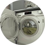 Candy CBW48TWM5J 8KG 1400 Integrated Washing Machine – White.