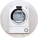 Candy BCTD H7A1TE Integrated Heat Pump Tumble Dryer - White.