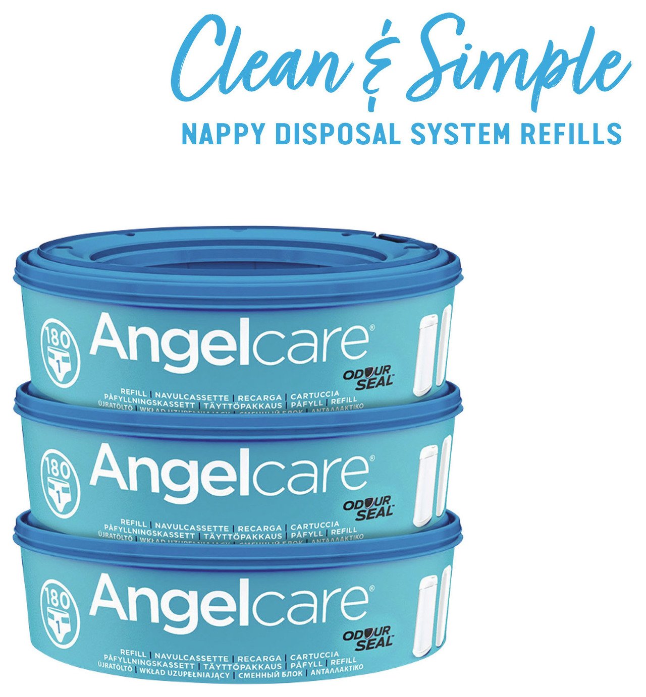 Angelcare Refill Cassettes - 3 Pack