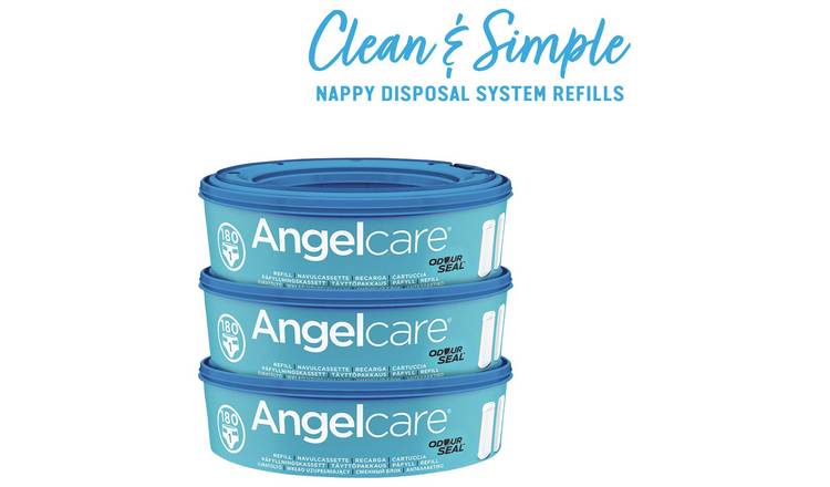 Buy Angelcare Refill Cassettes 3 Pack Nappy bins Argos