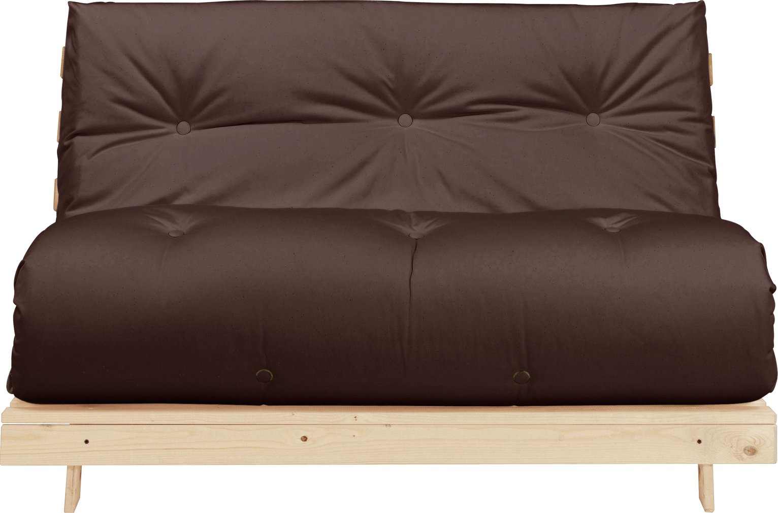 Argos Home Tosa 2 Seater Futon Sofa Bed - Chocolate
