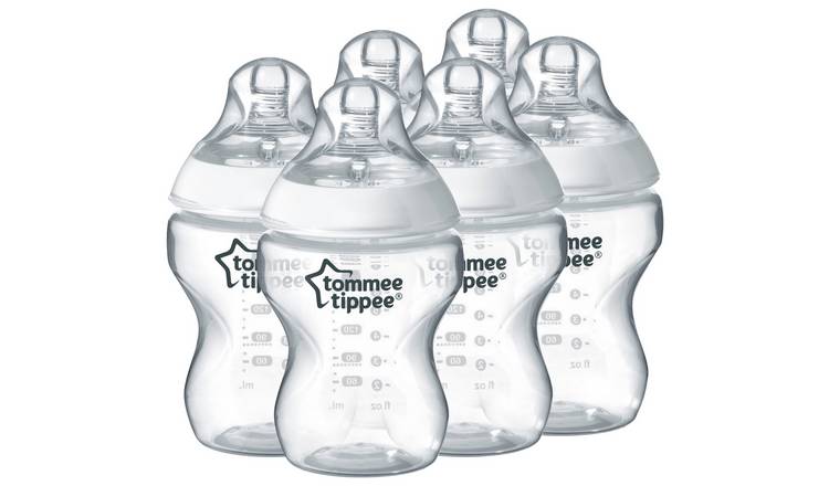 Tommee Tippee Closer to Nature Baby Bottles 260ml 6 pk