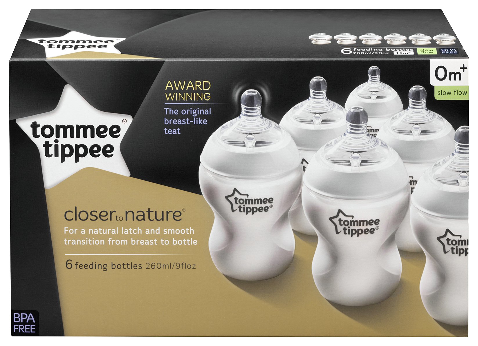 Tommee Tippee Closer to Nature Bottles 6 x 260ml Review