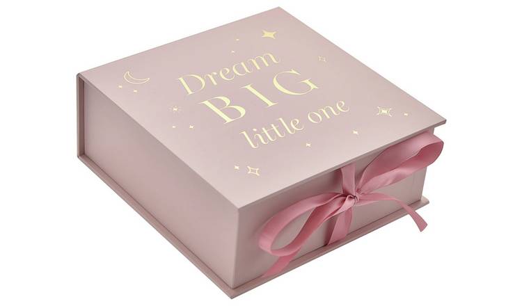 Buy Bambino Dream Big Keepsake Box Pink Argos