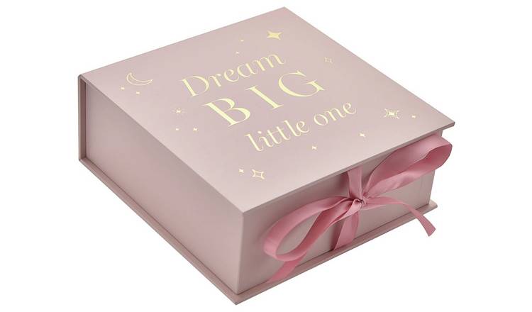 Bambino Dream Big Keepsake Box - Pink