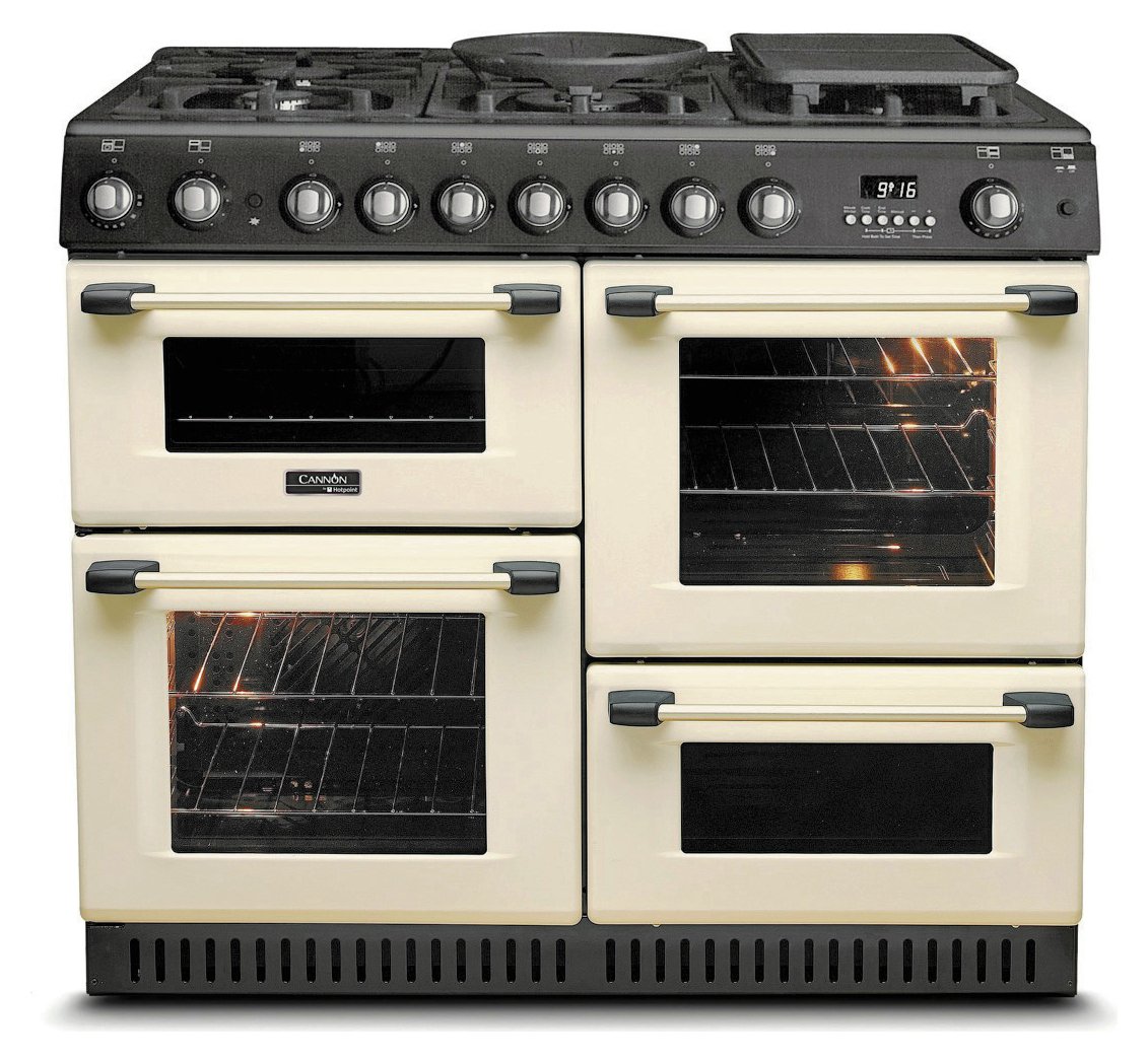 Hotpoint CH10755GF S Range Cooker - Cream