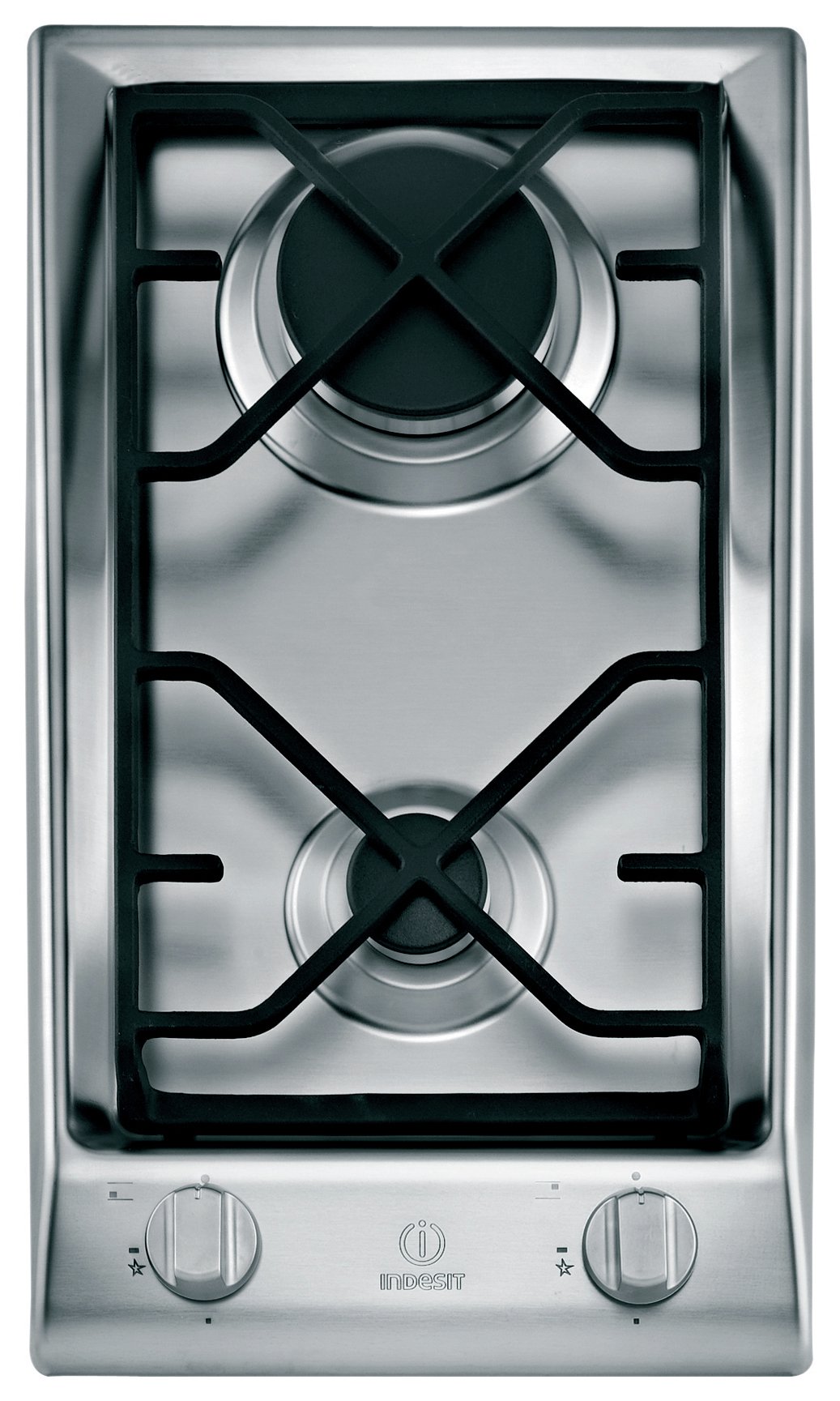 Indesit DP2GSIX Domino Gas Hob - Stainless Steel