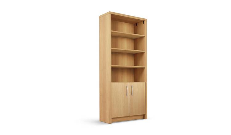 Buy Habitat Venice 3 Shelf Display Cabinet Oak Effect Display Cabinets Habitat