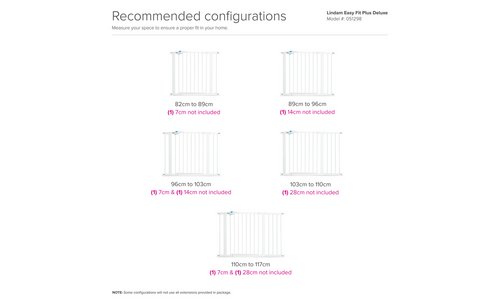 Munchkin Lindam Easy Fit plus Deluxe Safety Gate