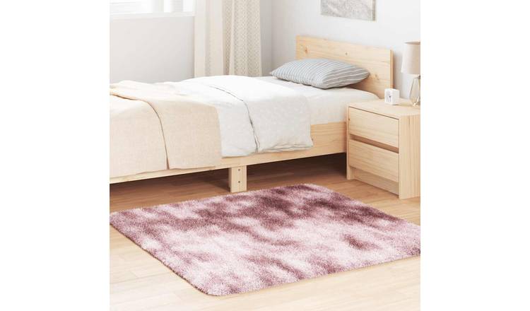 Walplus Navarra Polyester Rug - Dusty Pink - 120 x 120cm