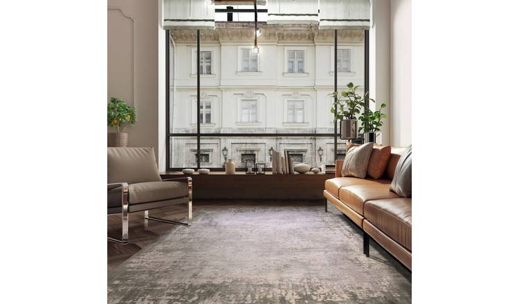 Mega Flooring Green Modern Abstract Rug - 80 x 150cm