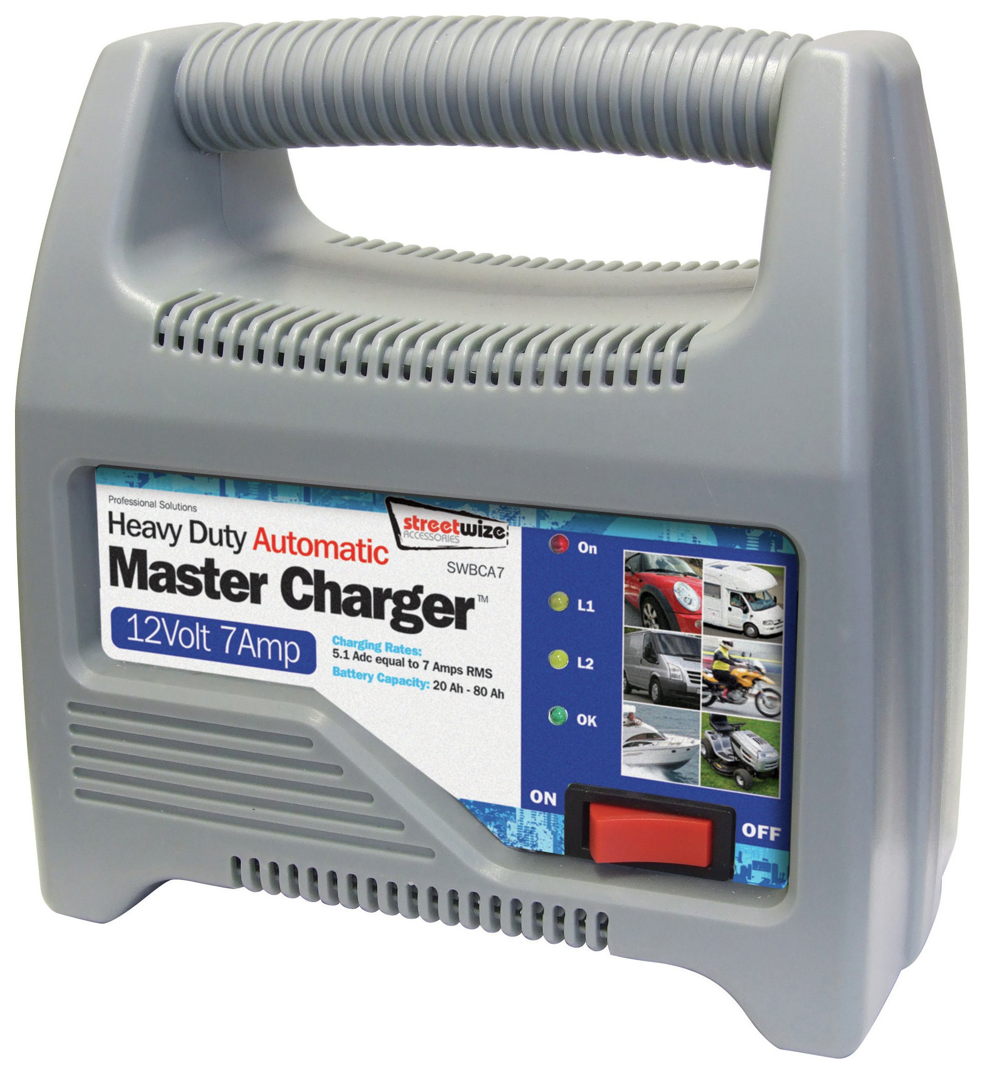 Streetwize 7amp 12V Fully Automatic Battery Charger