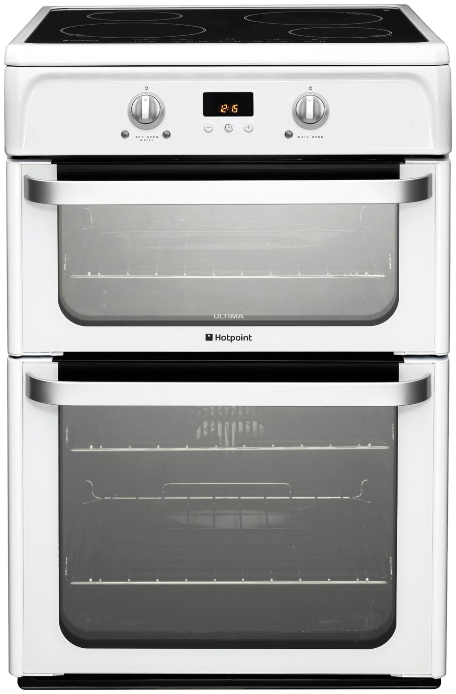 Hotpoint Ultima HUI612 P Double Freestanding Cooker Reviews