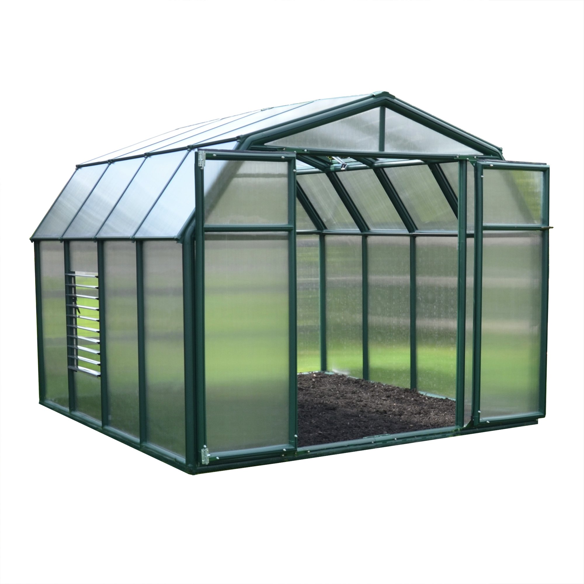 Palram Rion Hobby Gardener Green Greenhouse - 8 x 8ft