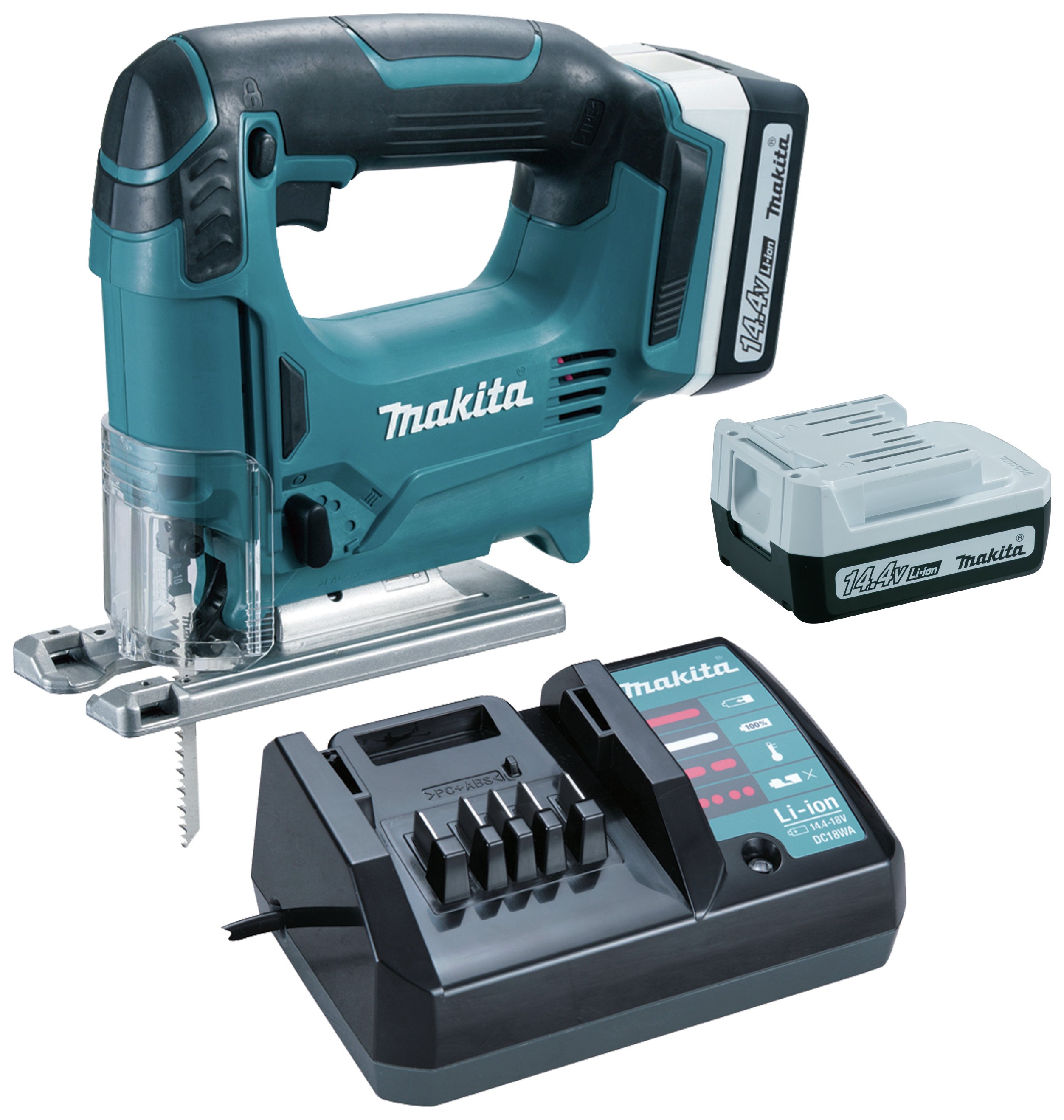 Makita 14.4v Li-on Jigsaw with 2 Batteries