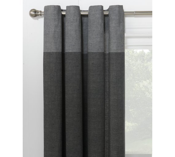 Argos Home Dublin Unlined Eyelet Curtains - 117x183cm - Char