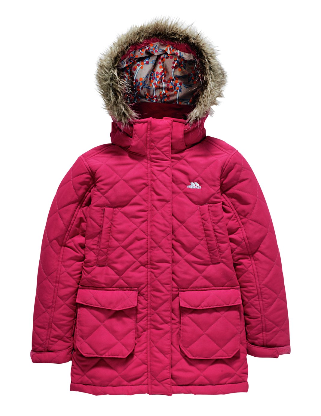 Trespass Pink Parker Jacket - 9-10 Years