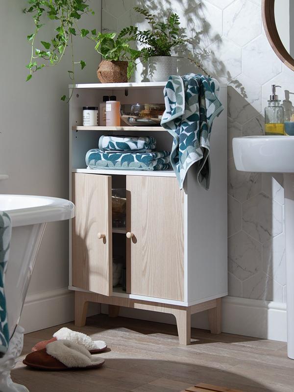 rattan bathroom storage units