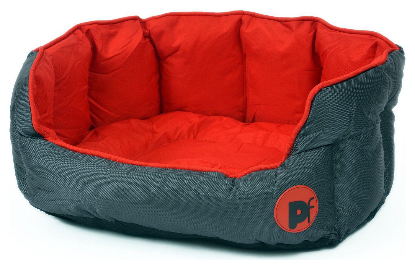 Petface Oxford Small Dog Bed - Red