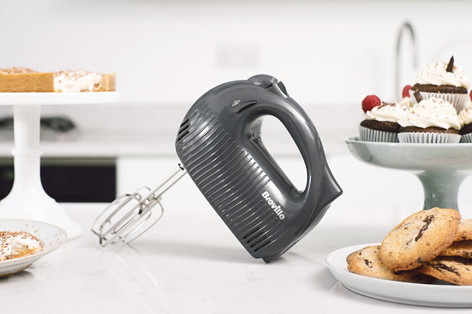 Grey Breville Flow Hand Mixer