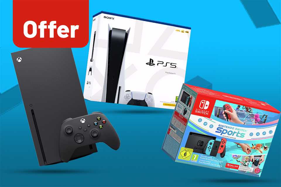 Save on gaming consoles and games. Deals on PS5, Xbox & Nintendo Switch.