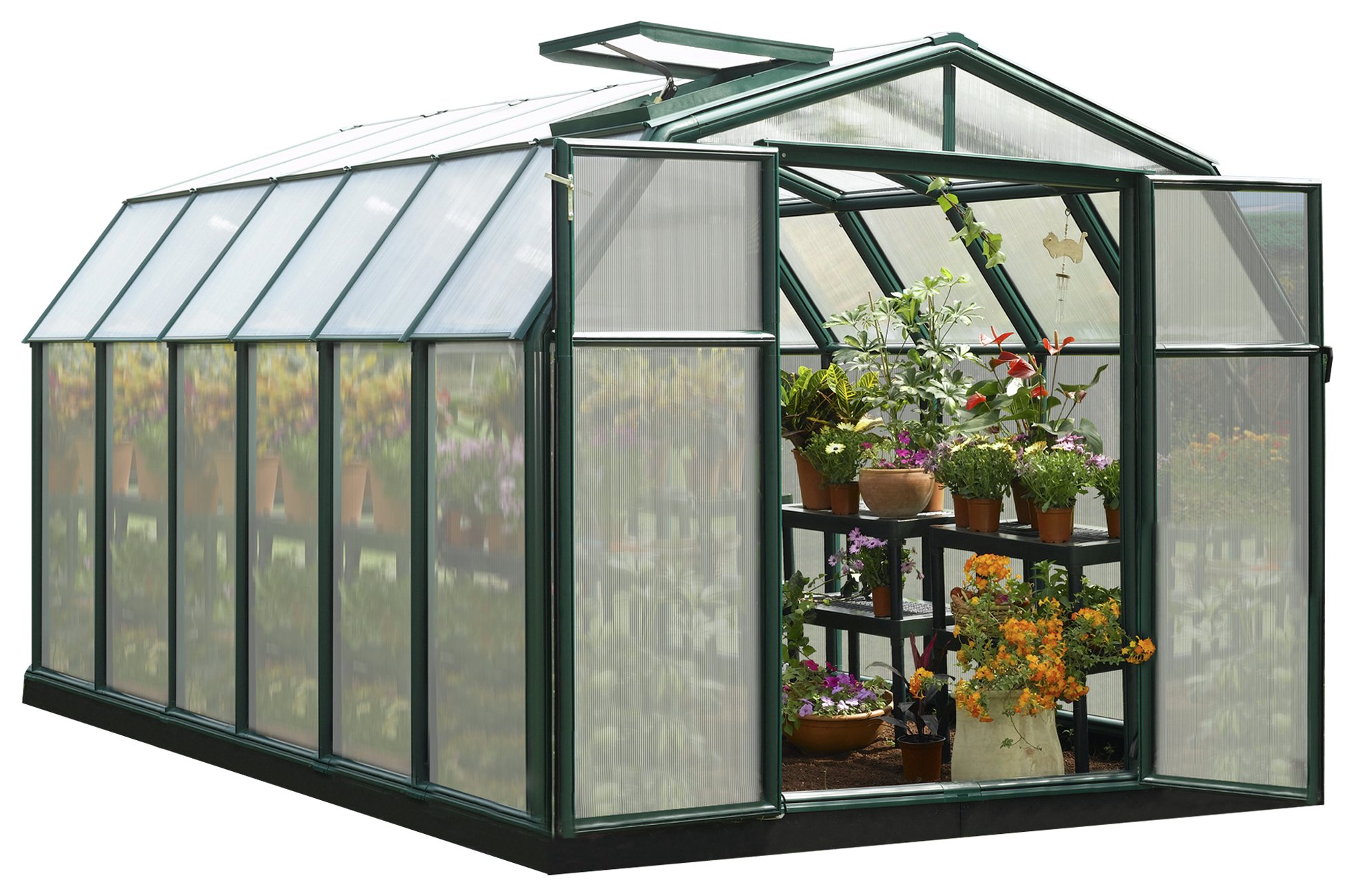 Palram Rion Hobby Gardener Greenhouse - 8 x 12ft