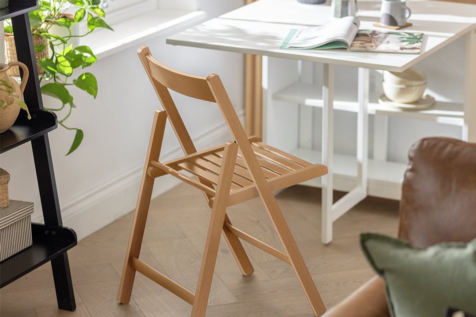 Habitat Wooden Folding Chair.