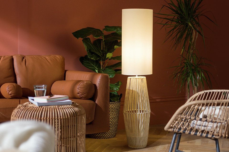 Habitat Global Rope Base Floor Lamp.