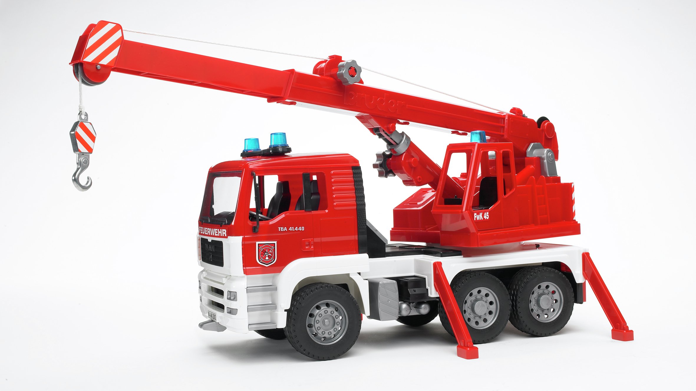 Bruder Man TGA Fire Engine Crane Truck.