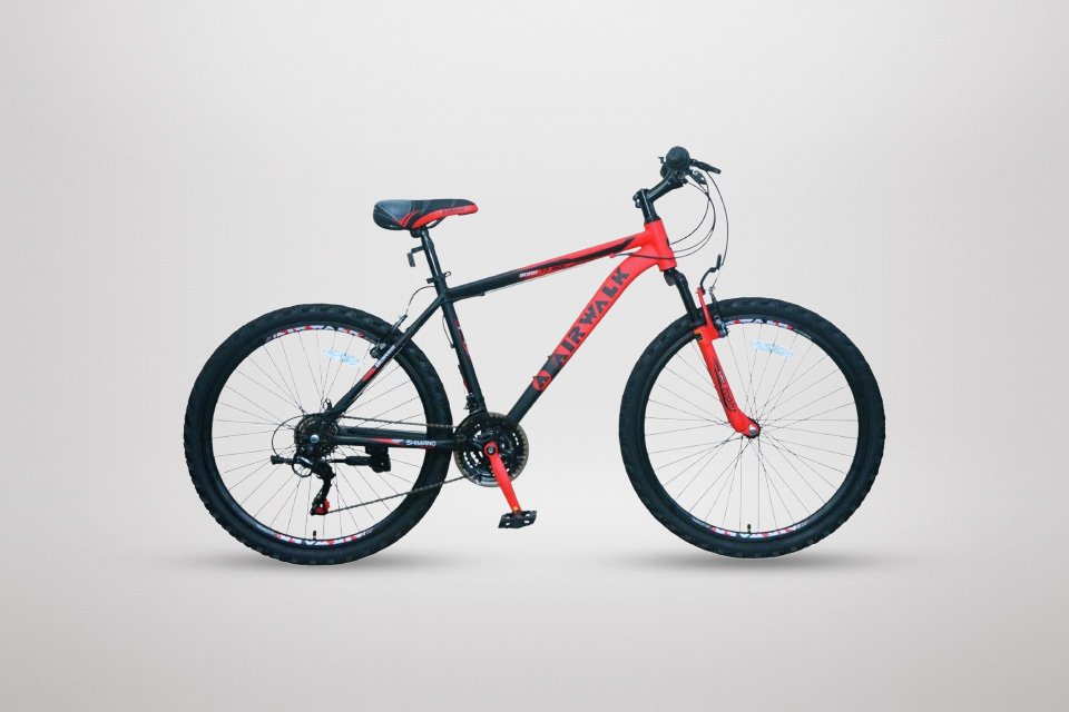 Airwalk Denver 26" Mens Mountain Bike - Red.