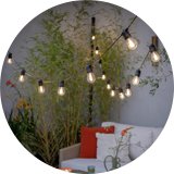 Habitat 30 Warm White Bulb Festoon Light.