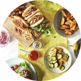 Habitat Salisbury Large Solid Butchers Block.