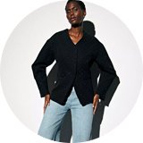 Jeans and a nice top. 