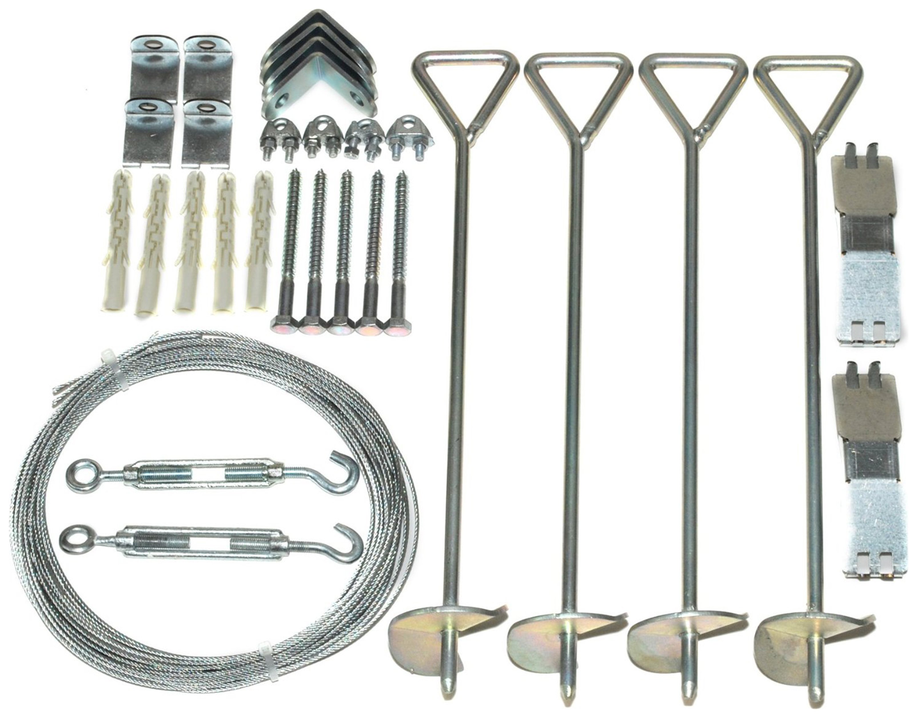 Palram Greenhouse Accessories Anchoring Kit.