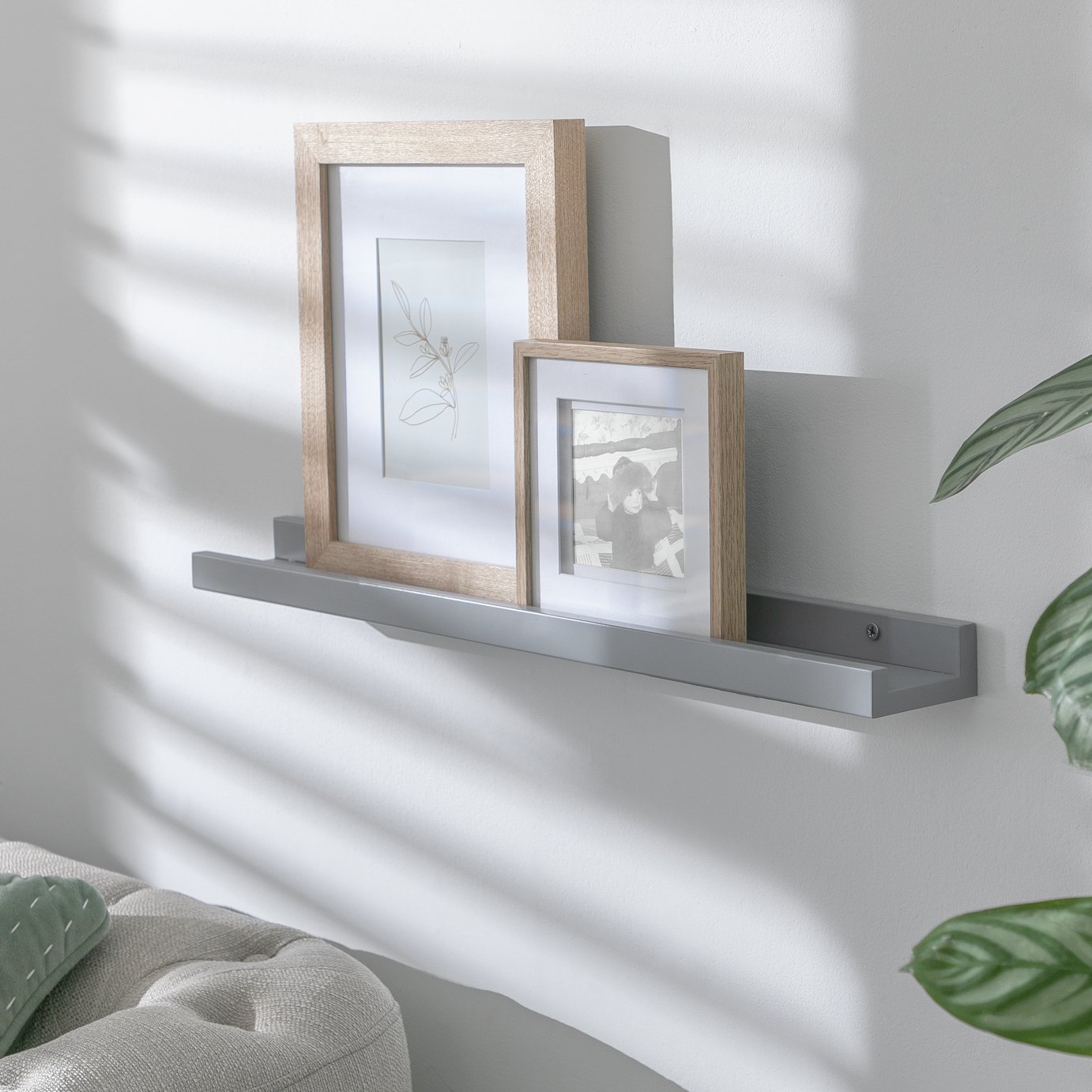 Habitat Jak 60cm Picture Rail - Grey