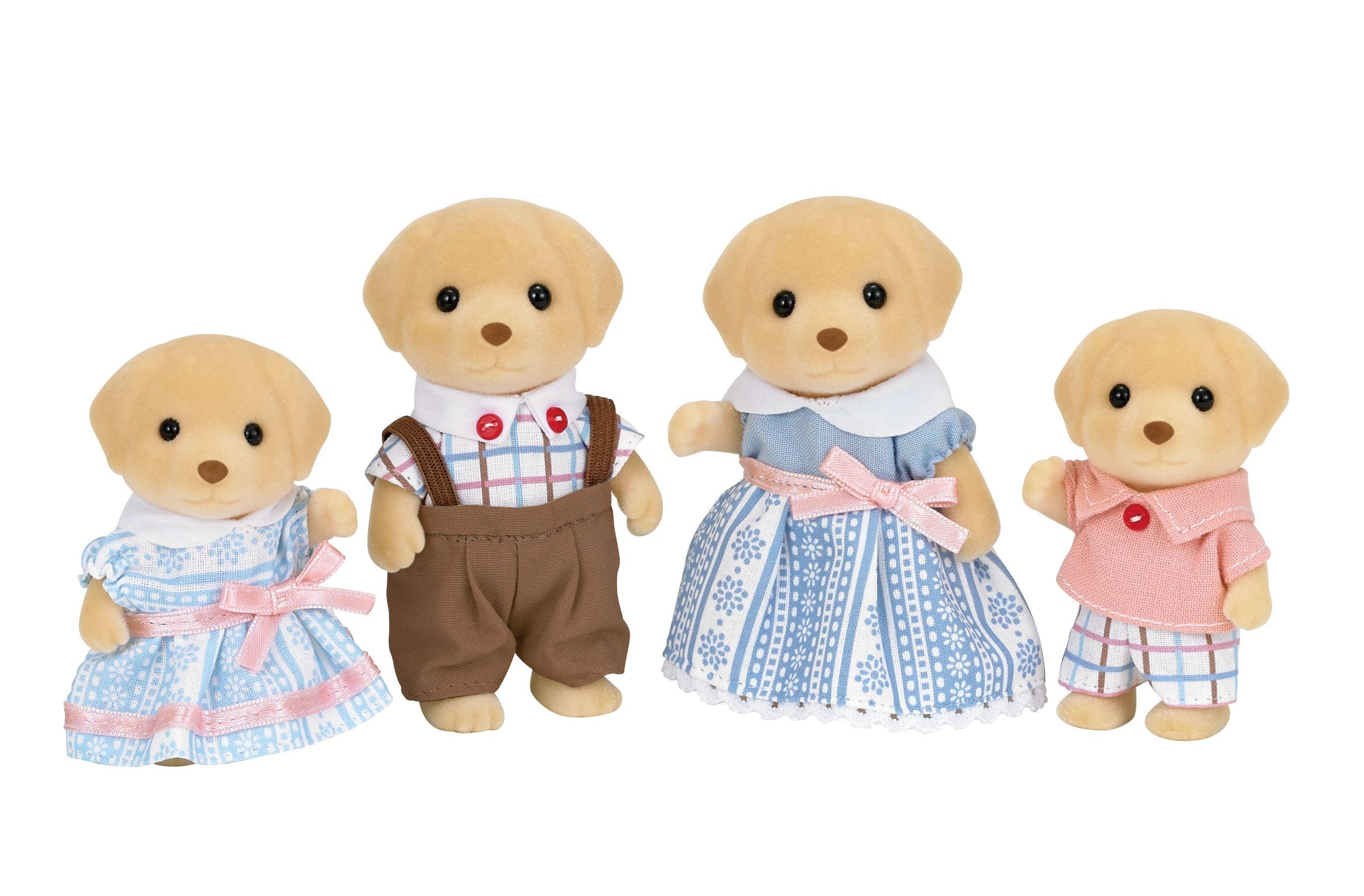 Sylvanian Families Yellow Labrador Dog Family.