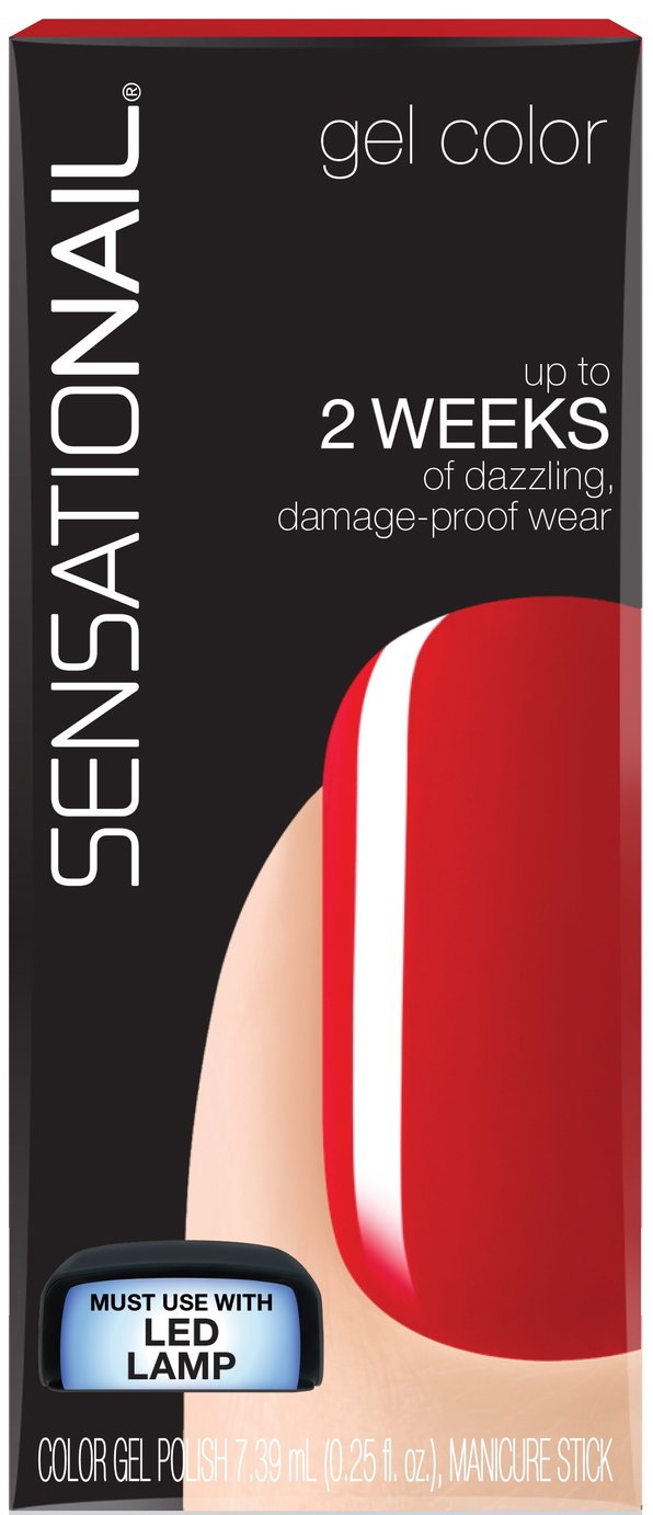 SensatioNail Gel Nail Polish - Scarlet Red