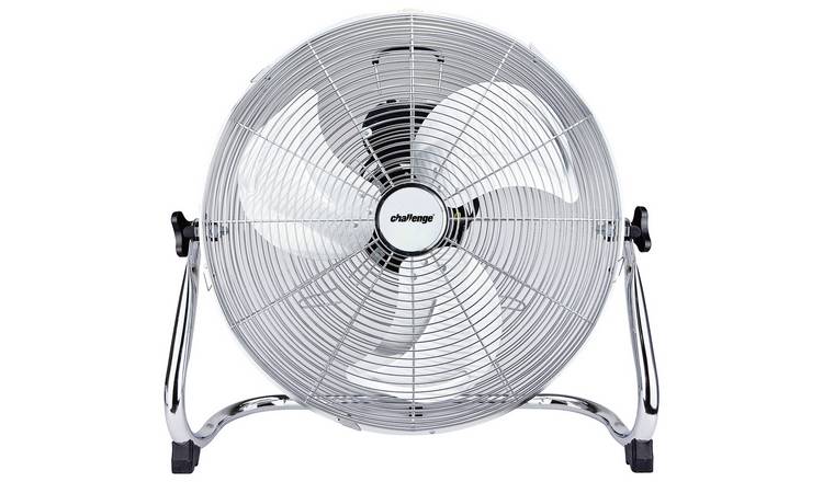 Challenge Chrome Tilt Floor Fan - 18 Inch