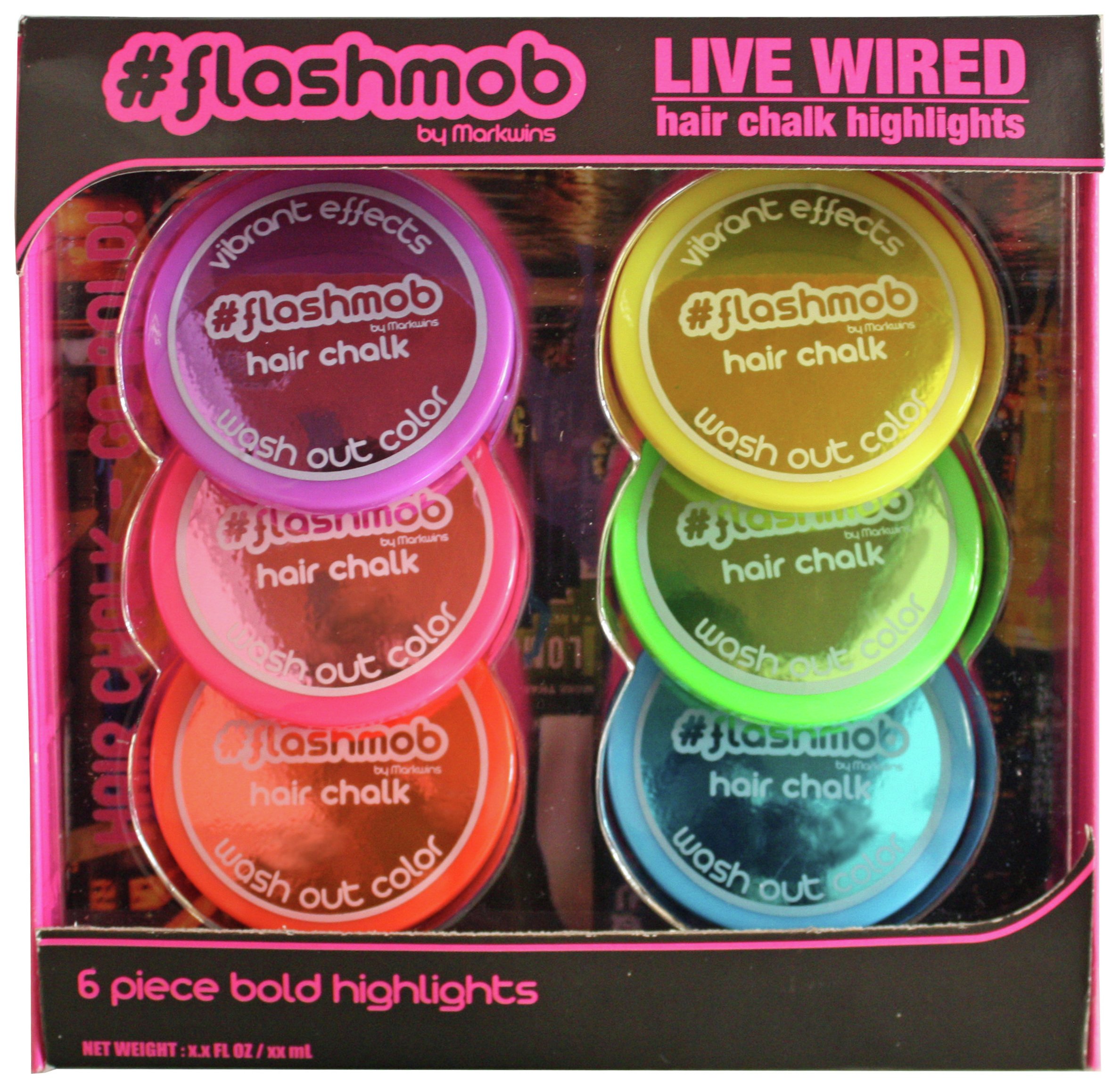 Flashmob Live Wire Hair Chalk Set
