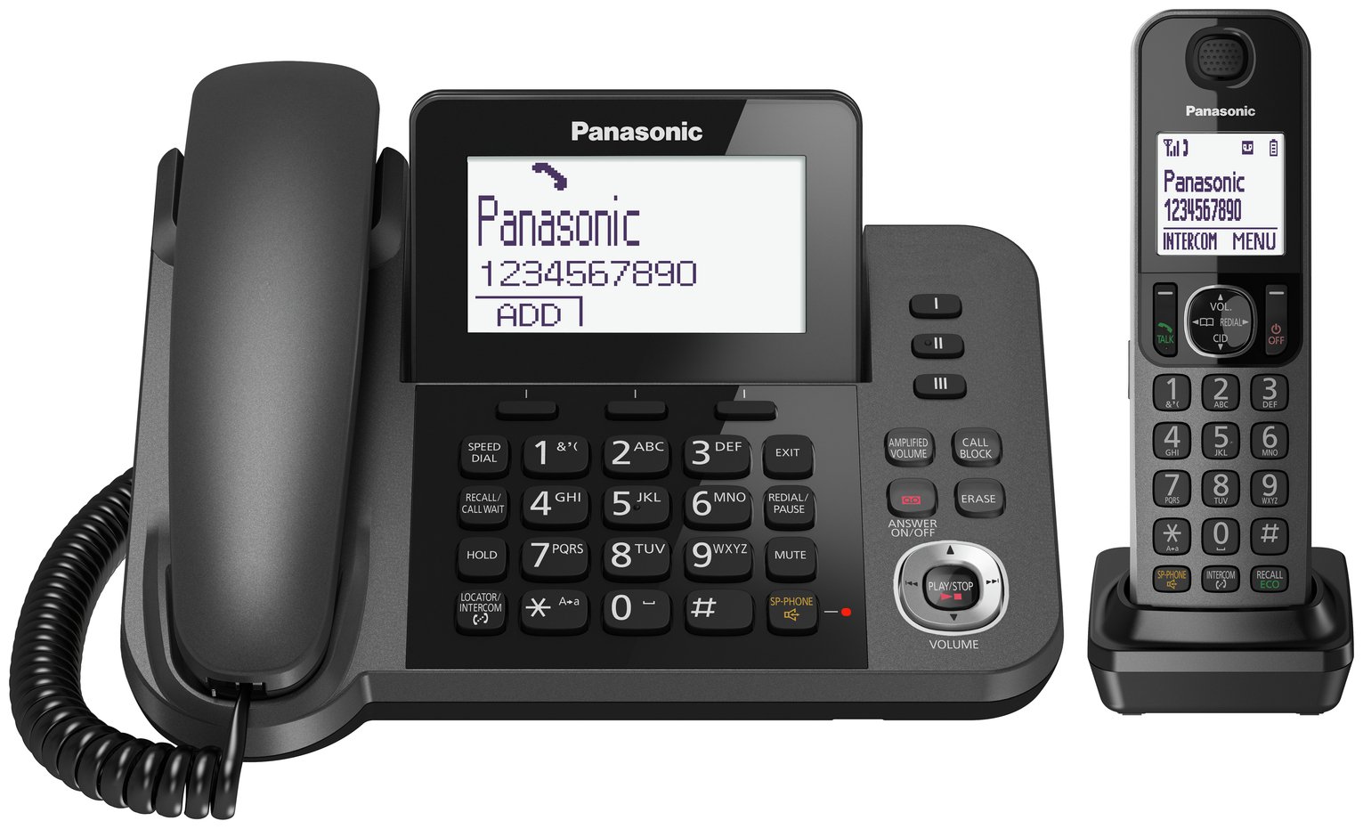 Panasonic KX-TGD622EB Digital Cordless Telephone with