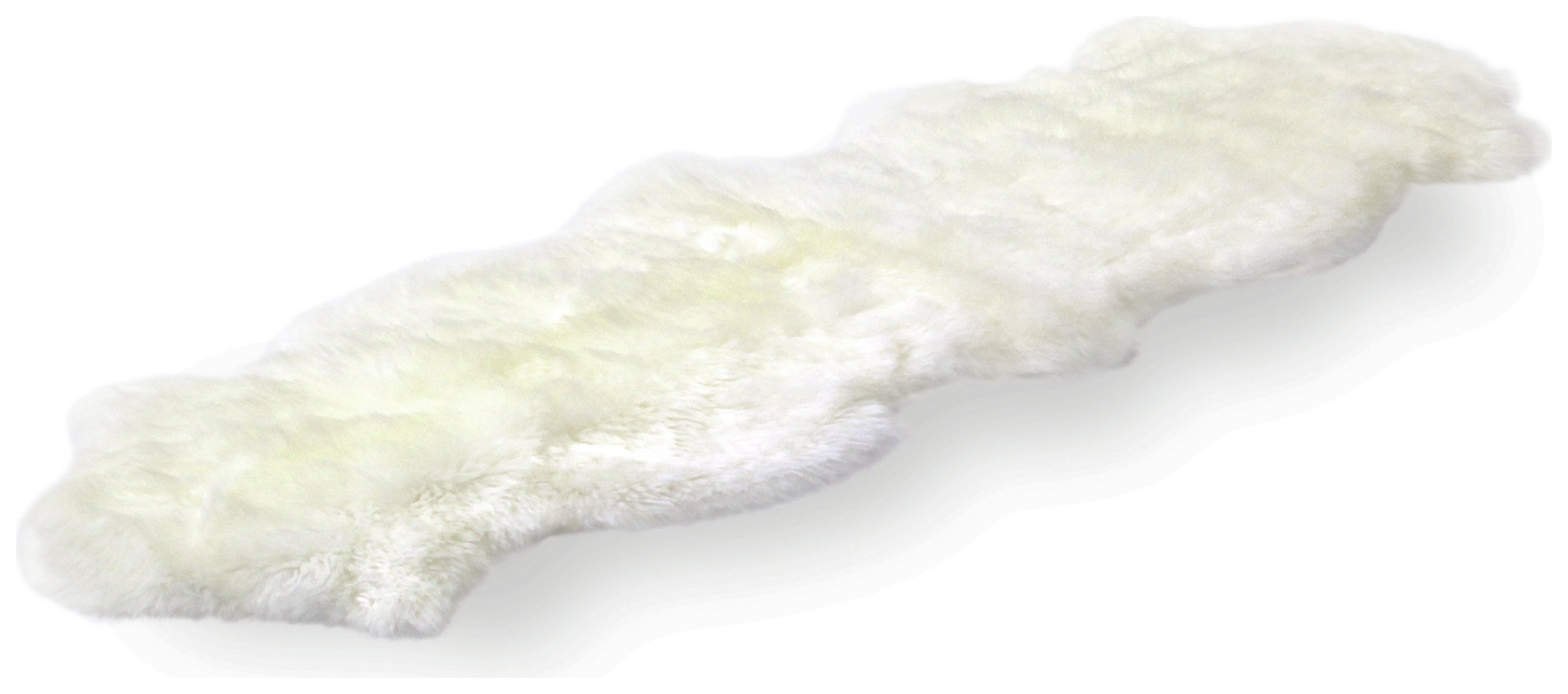 Bowron Sheepskin Longwool Rug 180 x 60cm - Ivory.