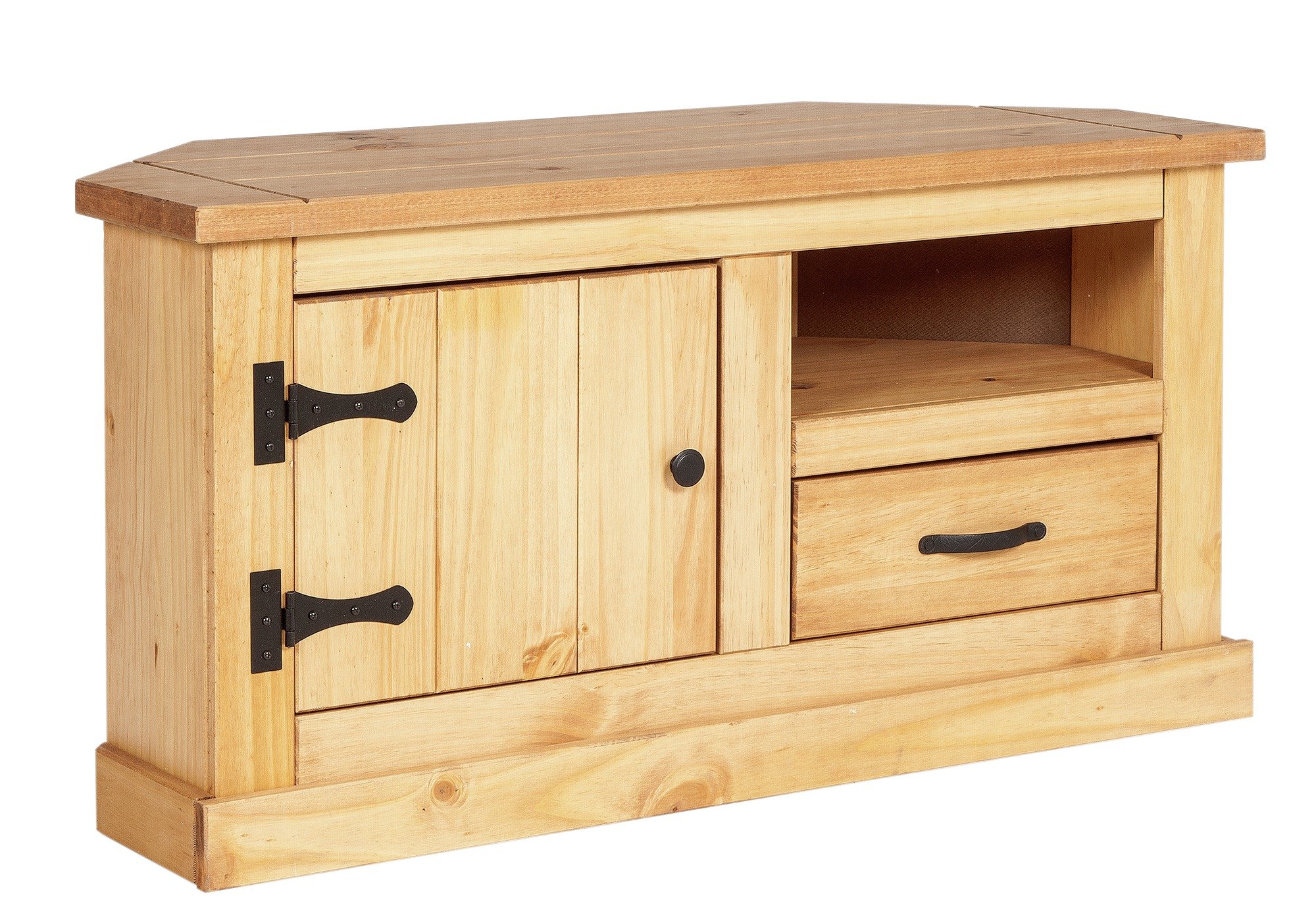 Argos Home San Diego 1 Drawer Solid Pine Corner TV Unit